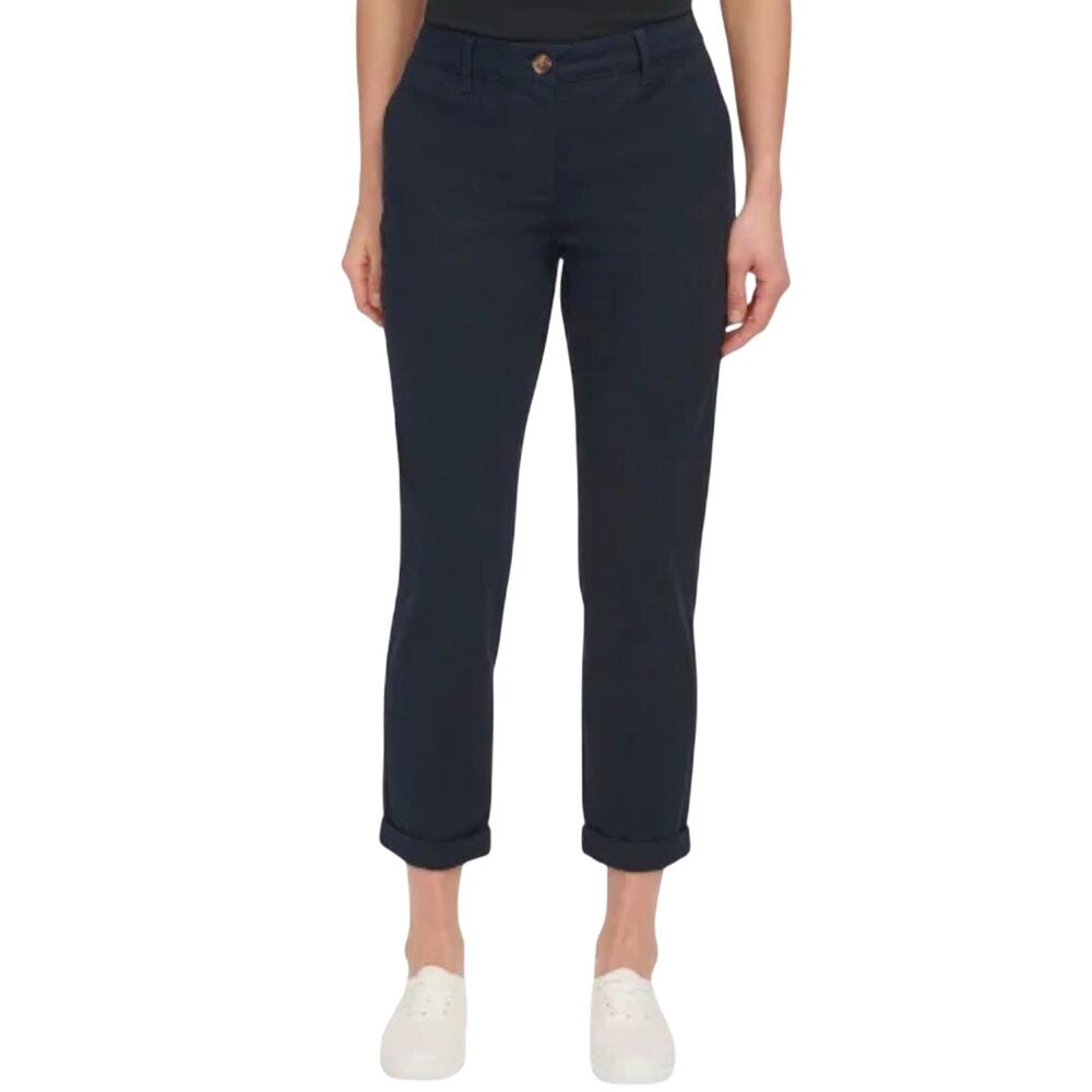 Nautica Jeans Ladies' Chino Ankle Navy Lightweight Pants Size 8